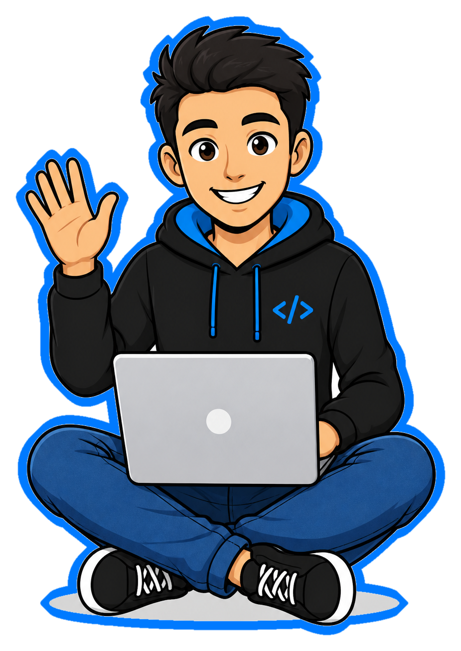 Ramgopal cartoon developer illustration